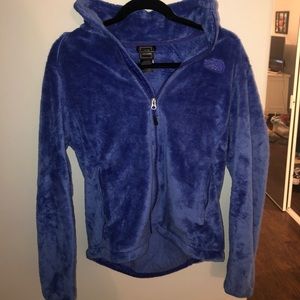 North face fleece zip up jacket